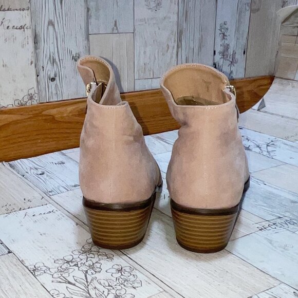 Guilty Soles Taylor Ankle Booties in Blush - Picture 3 of 6